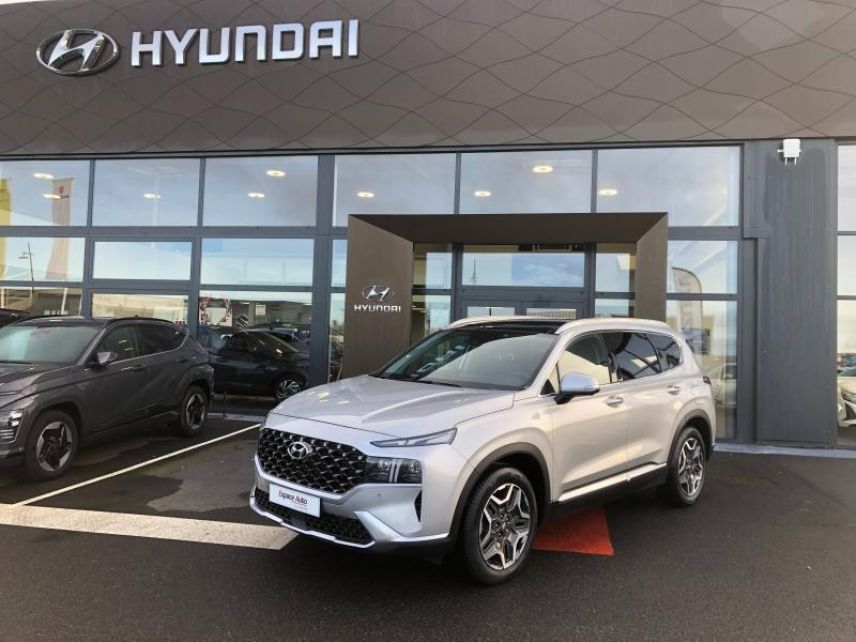 14100 : Hyundai Lisieux - Trajectoire Automobiles - HYUNDAI Santa Fe - Santa Fe - Typhon Silver Métal - Traction - Hybride : Essence/Electrique