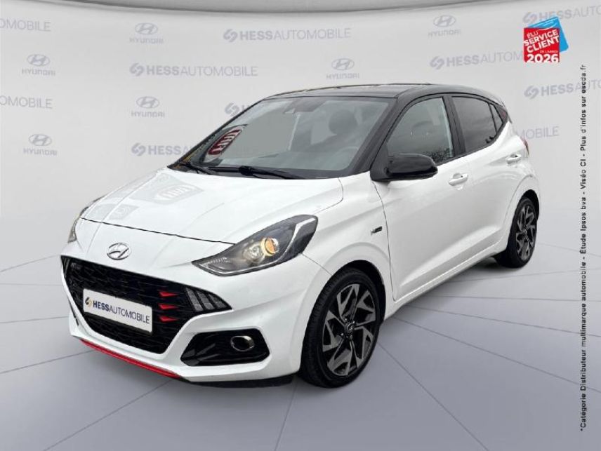 67800 : Hyundai Strasbourg - HESS Automobile - HYUNDAI i10 - i10 - Polar White/Toit/rétros Black - Traction - Essence