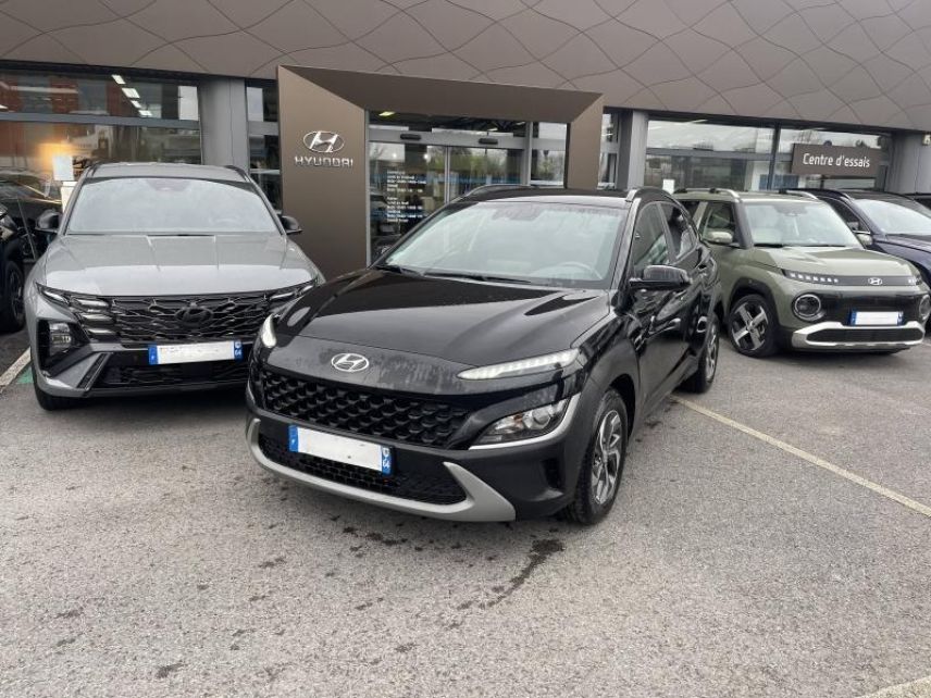 64100 : Hyundai Bayonne - Oceanic Auto - HYUNDAI Kona - Kona - Phantom Black Métal - Traction - Hybride : Essence/Electrique