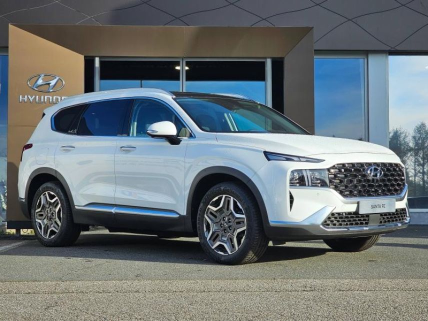 29000 : Hyundai Quimper - Iroise Automobiles - HYUNDAI Santa Fe - Santa Fe - Creamy White Métal - Transmission intégrale - Hybride rechargeable : Essence/Electrique