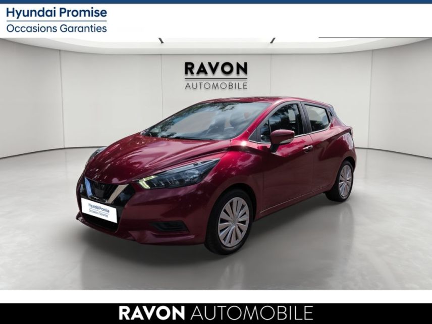 42100 : Hyundai Saint-Etienne - Ravon Automobile - NISSAN MICRA 2021.5 Business Edition - MICRA V - Rouge - Boîte manuelle - Essence sans plomb