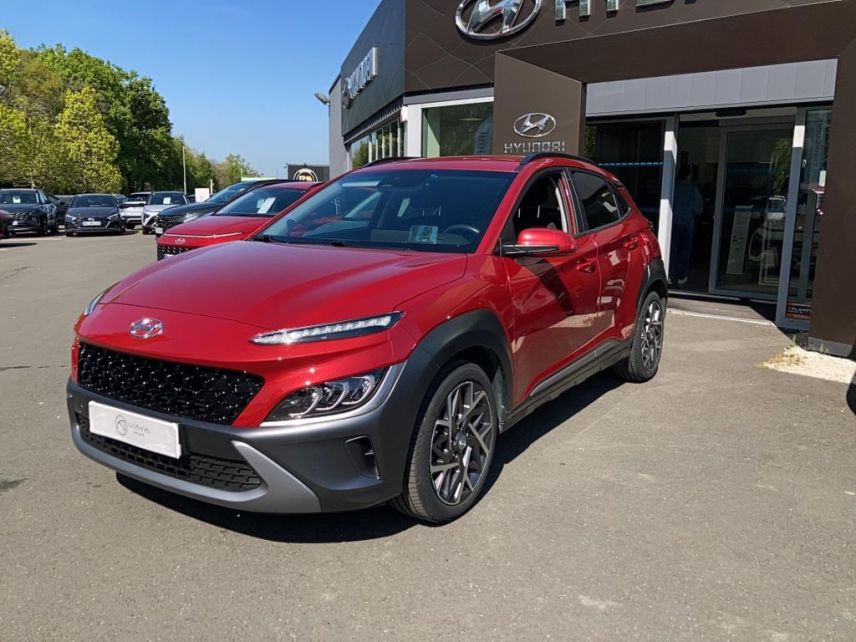 49070 : Hyundai Angers - Oceane Automobiles - HYUNDAI KONA HYBRID Creative - KONA - Rouge - Automate sequentiel - Essence / Courant électrique