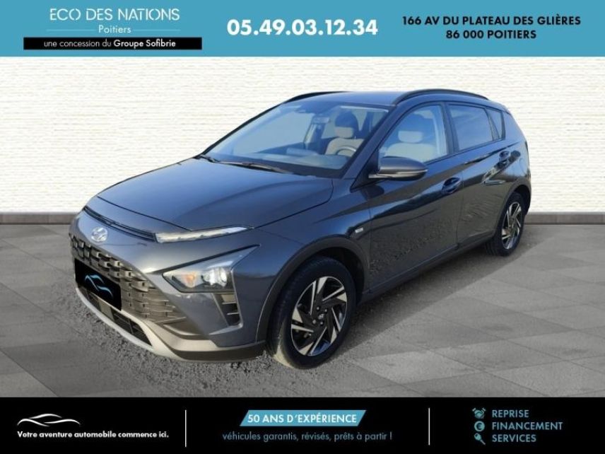 86000 : Hyundai Poitiers - Eco des Nations - HYUNDAI Bayon - Bayon - Aurora Grey Métal - Traction - Essence/Micro-Hybride