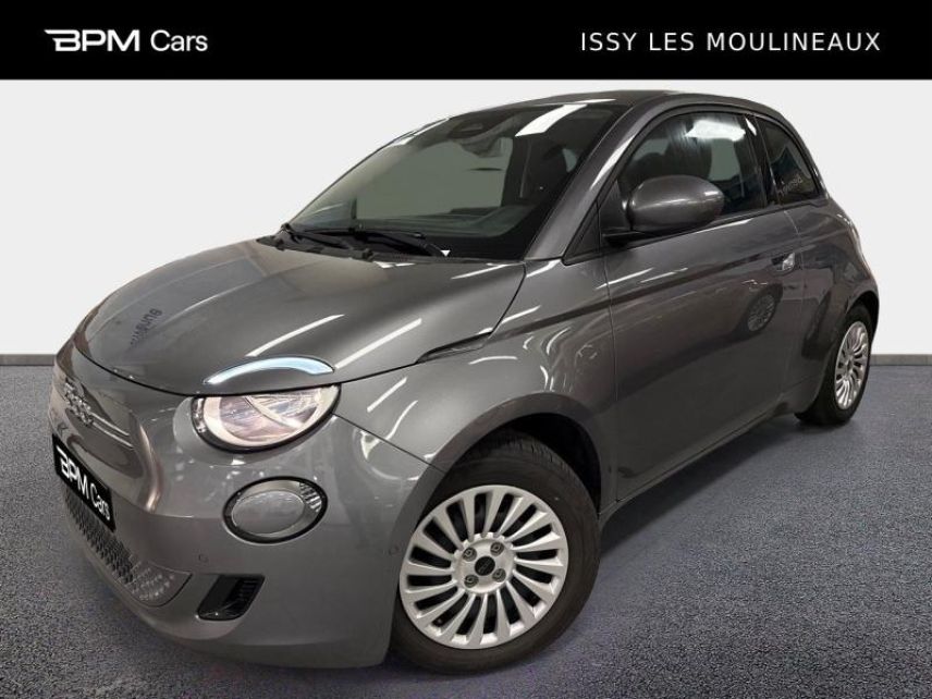 92130 : Hyundai ISSY-LES-MOULINEAUX - BPM Cars - FIAT 500 - 500 - Mineral Grey métal - Traction - Electrique