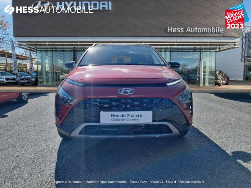 51100 : Hyundai Reims - HESS Automobile - HYUNDAI Bayon - Bayon - Dragon Red Métal/Toit/rétros Black - Traction - Essence/Micro-Hybride