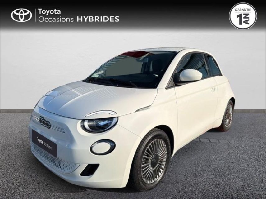 50000 : Hyundai Saint-Lô - GCA - FIAT 500 - 500 - Blanche - Traction - Electrique