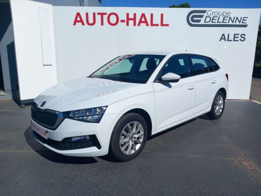30100 : Hyundai Alès - Auto Hall - SKODA SCALA Business - SCALA - Blanc - Automate sequentiel - Essence sans plomb