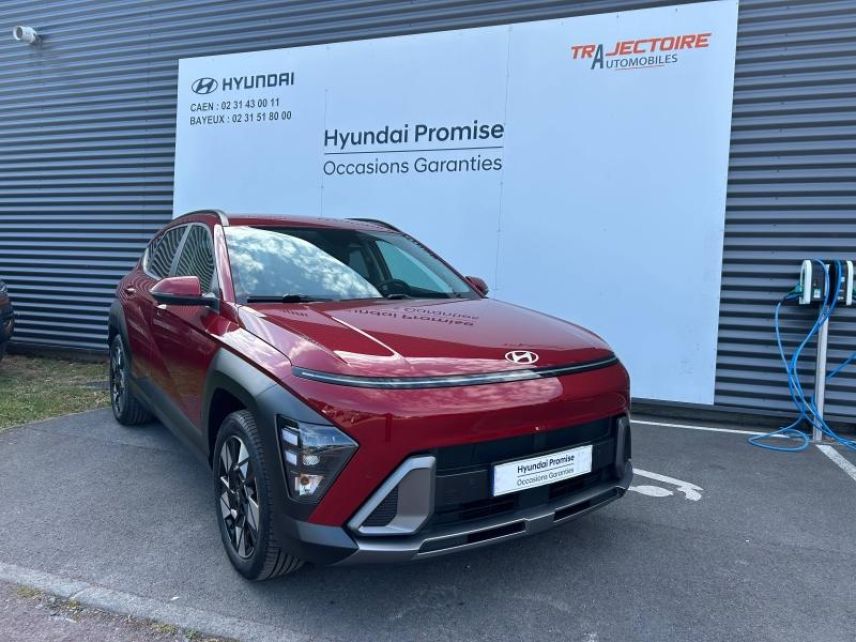 14100 : Hyundai Lisieux - Trajectoire Automobiles - HYUNDAI Kona - Kona - Ultimate Red métallisé - Traction - Hybride : Essence/Electrique