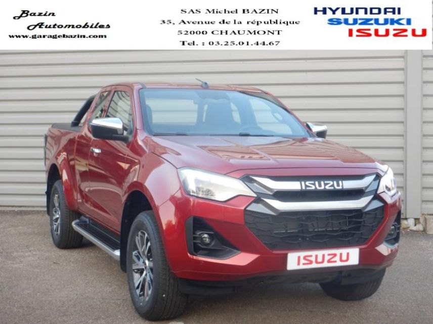 52000 : Hyundai Chaumont - Garage Michel Bazin - ISUZU D-Max - D-Max - Red Spinel Mica - Transmission intégrale enclenc - Diesel
