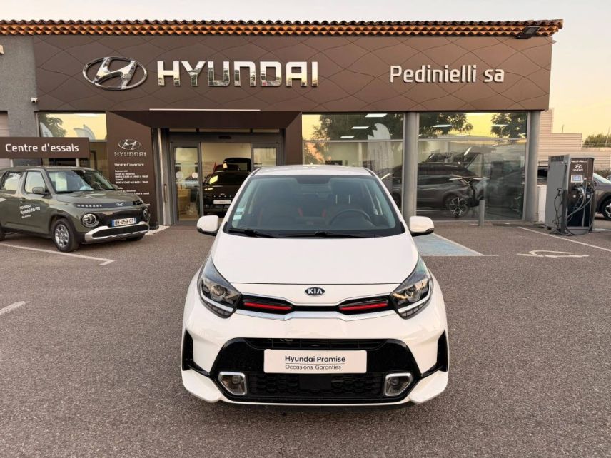 84120 : Hyundai PERTUIS - SA PEDINIELLI - KIA PICANTO GT Line Premium - PICANTO III - BLANC - Boîte automatisée - Essence sans plomb
