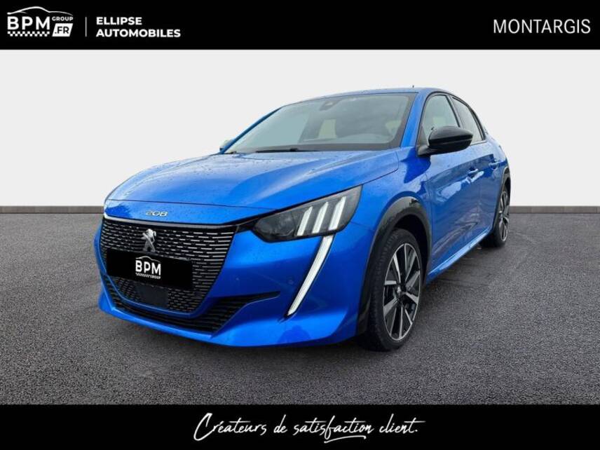 45200 : Hyundai Montargis - ELLIPSE Automobiles - PEUGEOT 208 - 208 - Bleu Vertigo - Traction - Essence