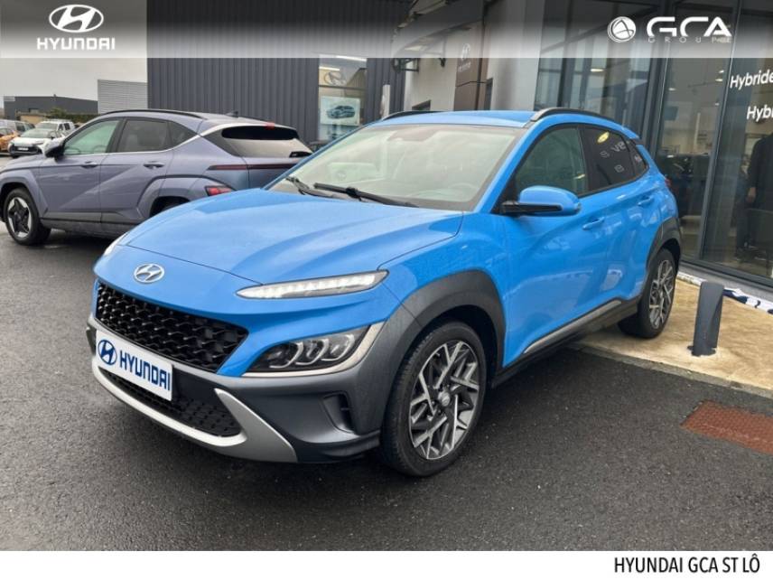 50000 : Hyundai Saint-Lô - GCA - HYUNDAI Kona - Kona - Bleu - Traction - Hybride : Essence/Electrique