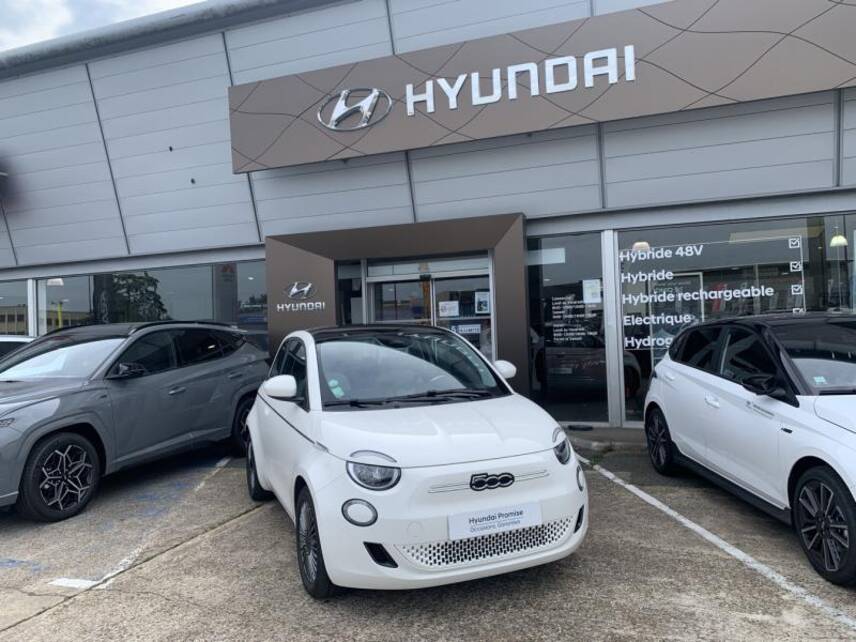 72100 : Hyundai Le Mans - Planet Auto - FIAT 500 - 500 - Blanc - Traction - Electrique