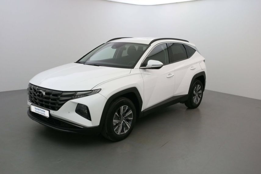 01150 : Stock constructeur - HYUNDAI TUCSON Creative - TUCSON IV - Blanc - Boîte automatique - Essence / Courant électrique