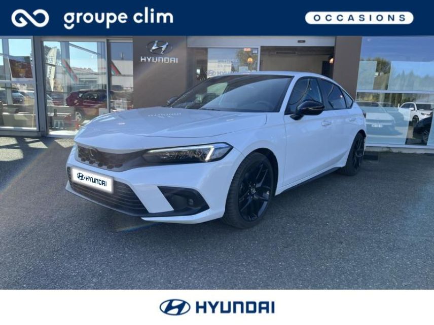 40280 : Hyundai Mont de Marsan i-AUTO - HONDA Civic - Civic - Blanc Platine Nacré - Traction - Hybride : Essence/Electrique