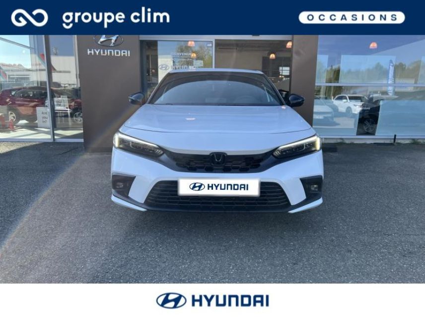 40280 : Hyundai Mont de Marsan i-AUTO - HONDA Civic - Civic - Blanc Platine Nacré - Traction - Hybride : Essence/Electrique