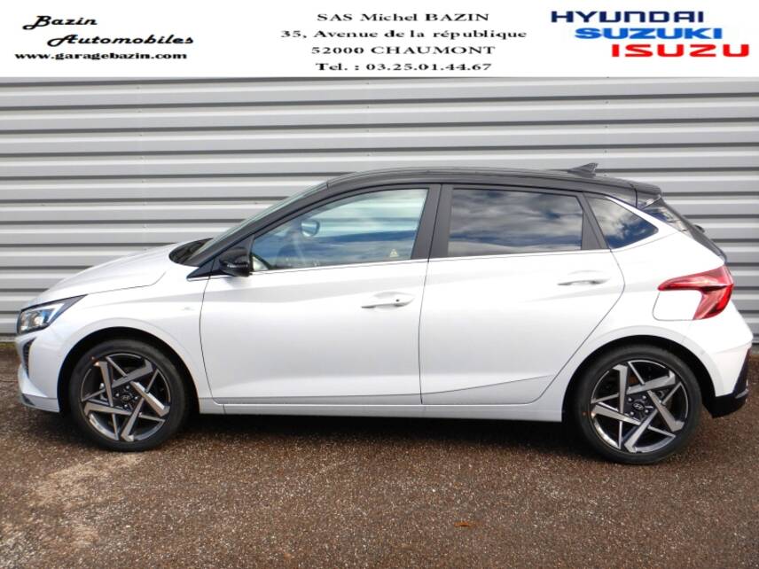 52000 : Hyundai Chaumont - Garage Michel Bazin - HYUNDAI i20 - i20 - Lumen Gray Métal/Toit+rétros Black - Traction - Essence/Micro-Hybride
