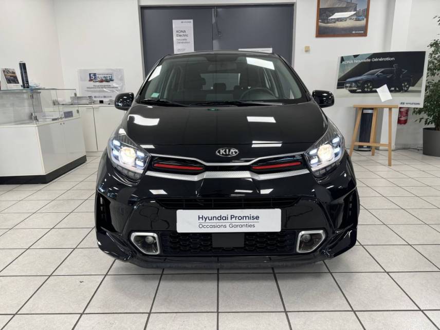 95500 : Hyundai Gonesse - ABVV - KIA PICANTO GT Line - PICANTO III - (ABP)AURORA BLACK PEARL - Boîte manuelle - Essence sans plomb