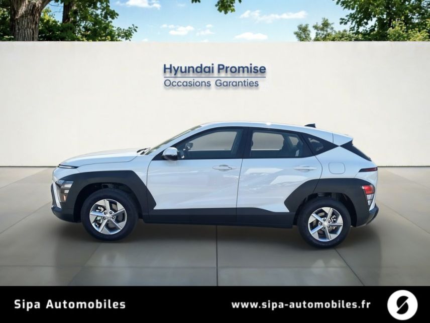 33110 : Hyundai Bordeaux Nord Le Bouscat - Sipa Automobiles - HYUNDAI KONA Intuitive - KONA II - Blanc - Automate sequentiel - Essence / Courant électrique