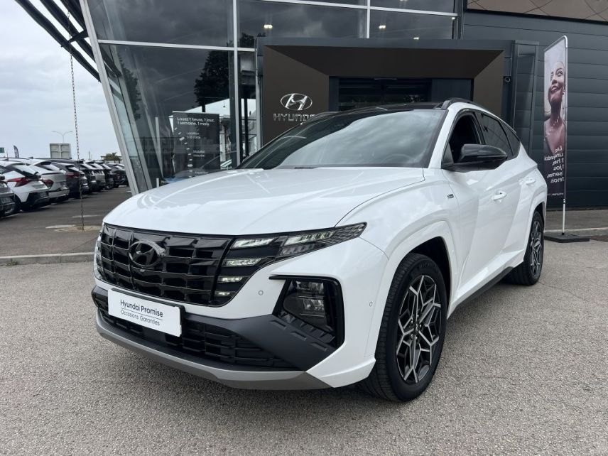 21300 : Hyundai Dijon - Privilège Automobiles - HYUNDAI TUCSON N Line Executive - TUCSON IV - Blanc - Boîte automatique - Essence / Courant électrique