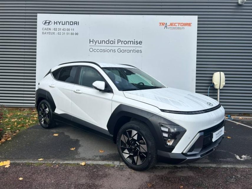 14100 : Hyundai Lisieux - Trajectoire Automobiles - HYUNDAI Kona - Kona - Atlas White - Traction - Hybride : Essence/Electrique