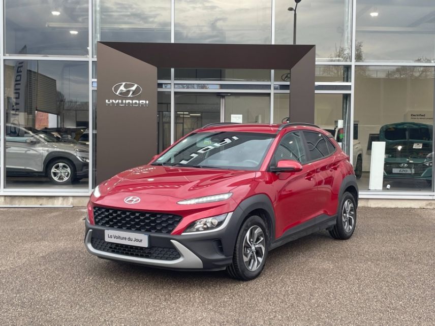 59640 : Hyundai Dunkerque - Europ&#039;Auto - HYUNDAI Kona - Kona - Pulse Red Métal - Traction - Hybride : Essence/Electrique