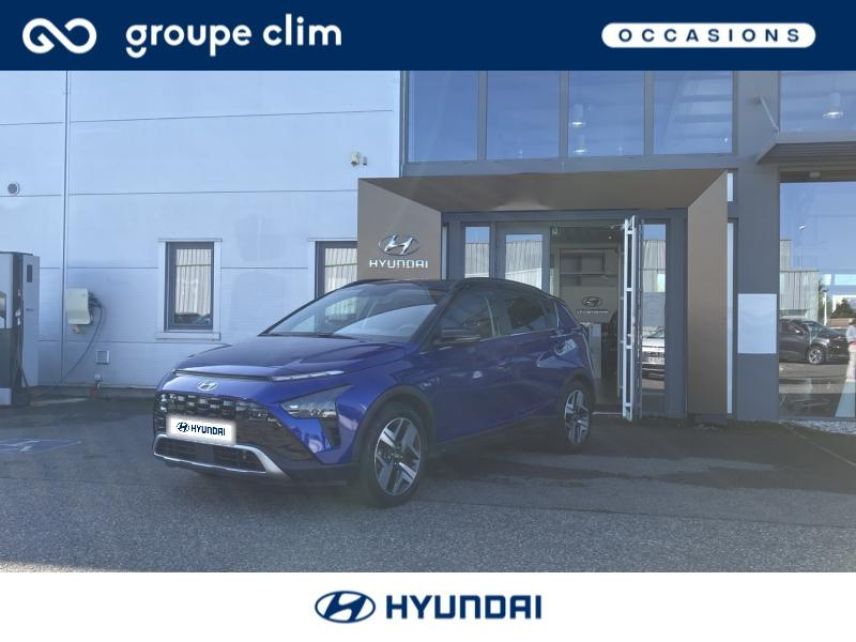 65000 : Hyundai Tarbes i-AUTO - HYUNDAI Bayon - Bayon - Intense Blue Métal/Toit/rétros Black - Traction - Essence/Micro-Hybride