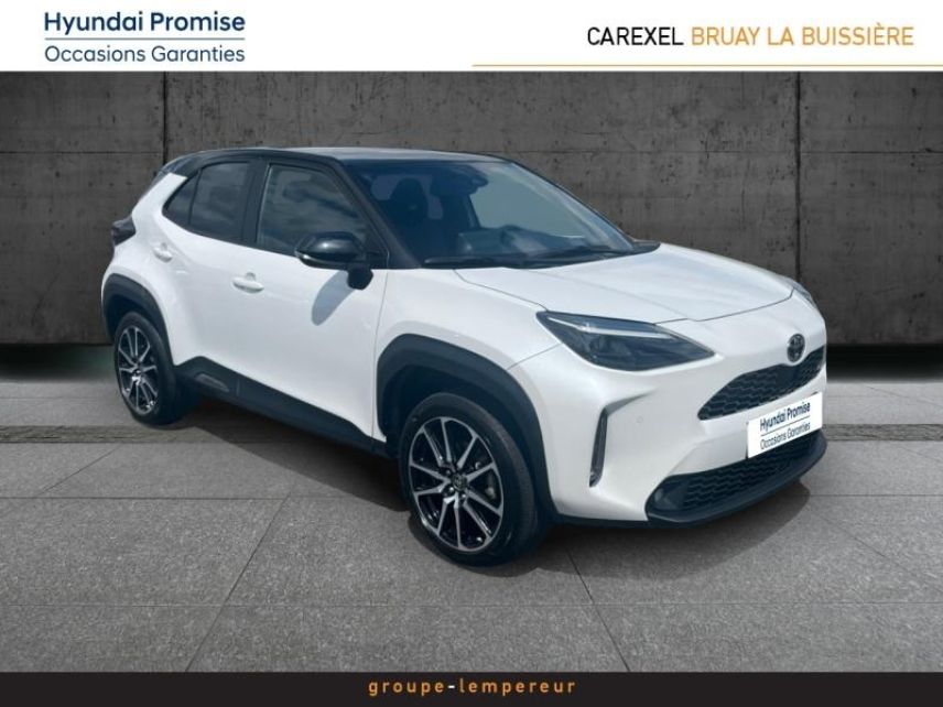 62700 : Hyundai Bruay-La-Buissière - Groupe Lempereur - TOYOTA Yaris Cross - Yaris Cross - Blanc Lunaire premium/Toit Noir - Traction - Hybride : Essence/Electrique