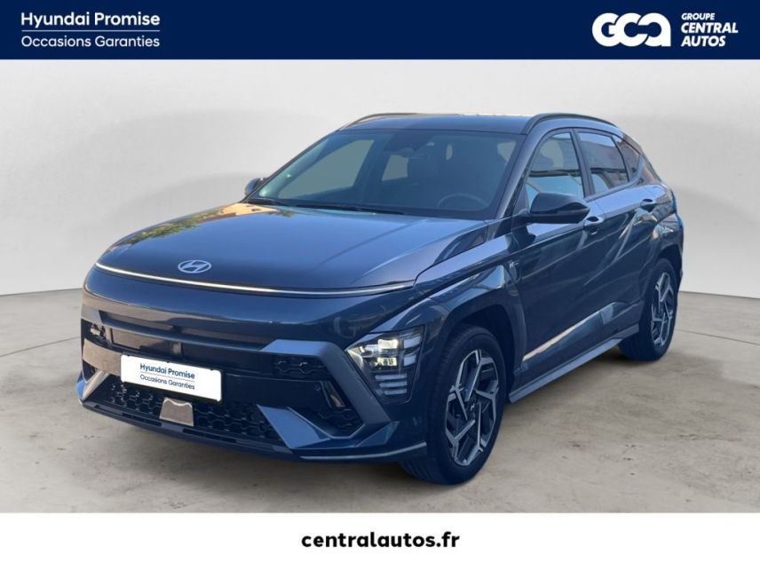 38200 : Hyundai Vienne - Groupe Central Autos - HYUNDAI KONA N Line Executive - KONA II - Bleu - Automate sequentiel - Essence / Courant électrique
