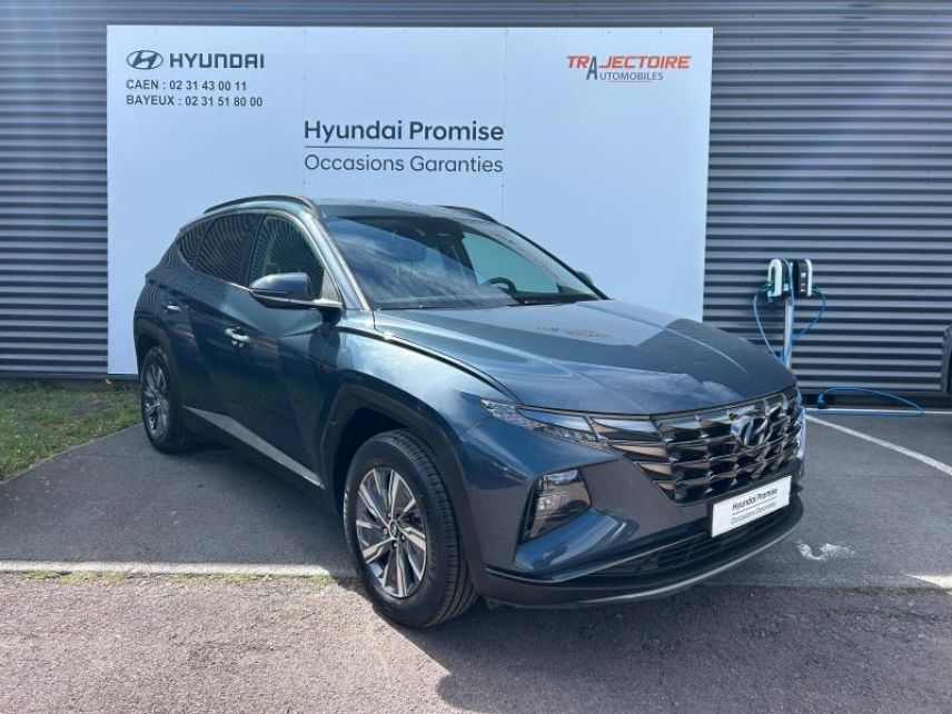 14100 : Hyundai Lisieux - Trajectoire Automobiles - HYUNDAI Tucson - Tucson - Teal Blue Métal - Traction - Hybride : Essence/Electrique