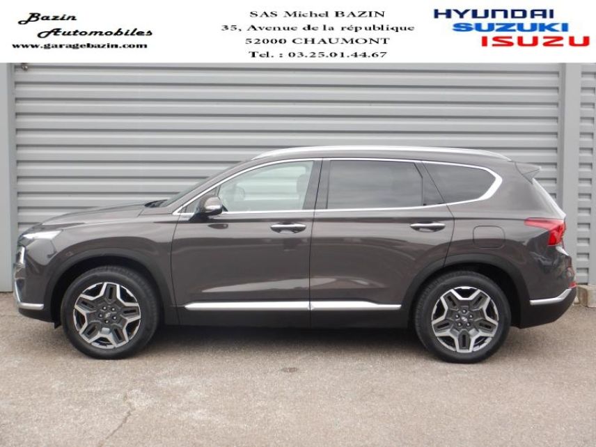 52000 : Hyundai Chaumont - Garage Michel Bazin - HYUNDAI Santa Fe - Santa Fe - Taiga Brown Métal - Traction - Hybride : Essence/Electrique