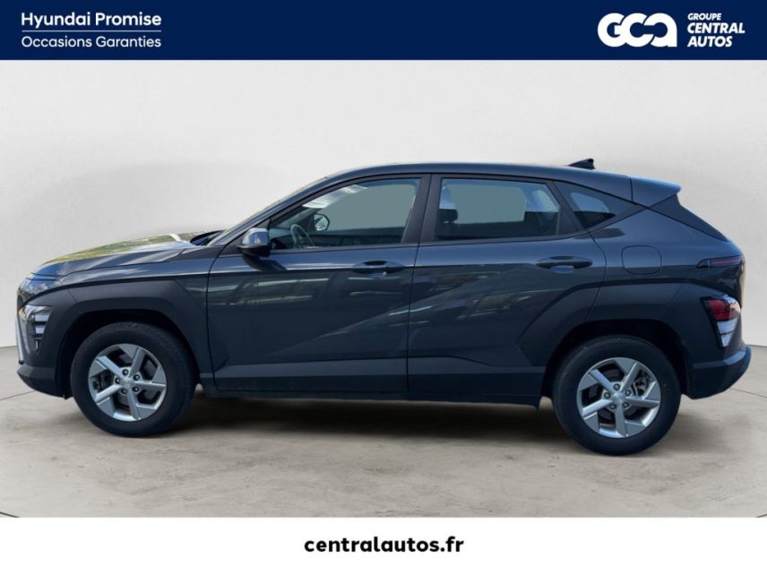 38300 : Hyundai Bourgoin-Jallieu - Groupe Central Autos - HYUNDAI KONA Intuitive - KONA II - Gris - Automate sequentiel - Essence / Courant électrique