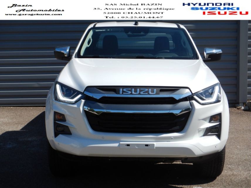 52000 : Hyundai Chaumont - Garage Michel Bazin - ISUZU D-Max - D-Max - Dolomite White nacré - Transmission intégrale enclenc - Diesel