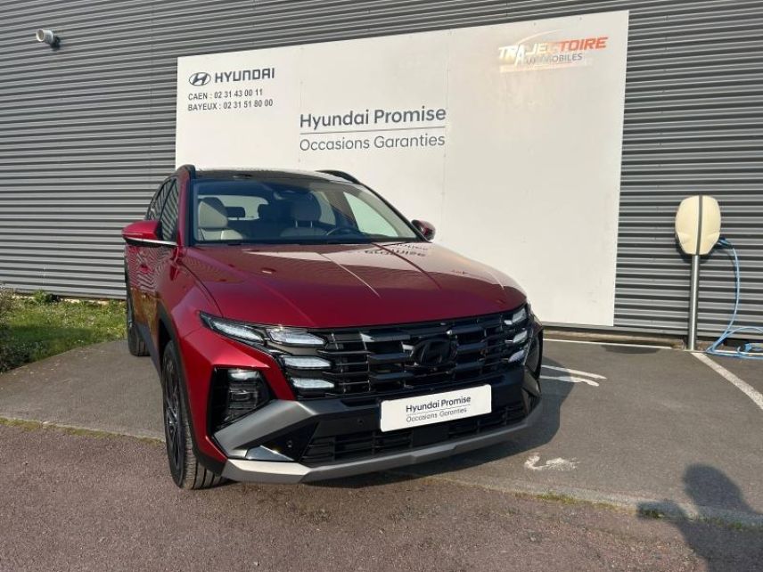 14100 : Hyundai Lisieux - Trajectoire Automobiles - HYUNDAI Tucson - Tucson - Ultimate Red Métal - Traction - Hybride : Essence/Electrique