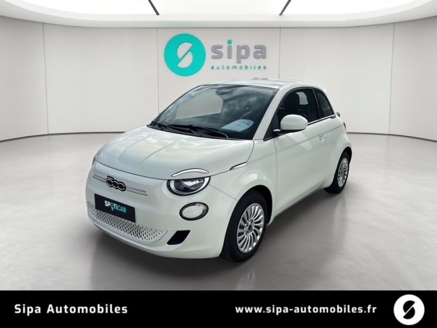 33140 : Hyundai - Sipa Automobiles – Bordeaux Sud - Villenave d’Ornon - FIAT 500e BERLINE Nouvelle 500 - 500 III ELECTRIQUE - Bossanova White - Automate à fonct. Continu - Courant électrique