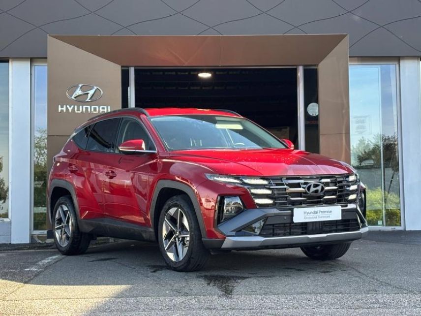 29000 : Hyundai Quimper - Iroise Automobiles - HYUNDAI Tucson - Tucson - Ultimate Red Métal - Traction - Hybride : Essence/Electrique