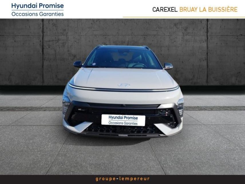 62700 : Hyundai Bruay-La-Buissière - Groupe Lempereur - HYUNDAI Kona - Kona - Cyber Gray métallisé/Toit/rétros Black - Traction - Hybride : Essence/Electrique