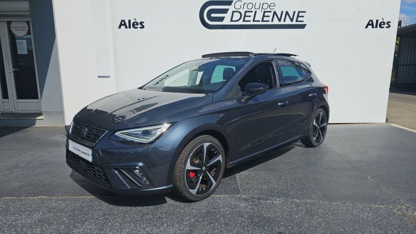 30100 : Hyundai Alès - Auto Hall - SEAT IBIZA FR - IBIZA V - Gris - Automate sequentiel - Essence sans plomb