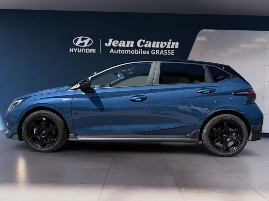 06130 : Hyundai Grasse - Garage Jean Cauvin - HYUNDAI i20 N Line Creative - i20 III - Bleu - Boîte manuelle - Essence sans plomb