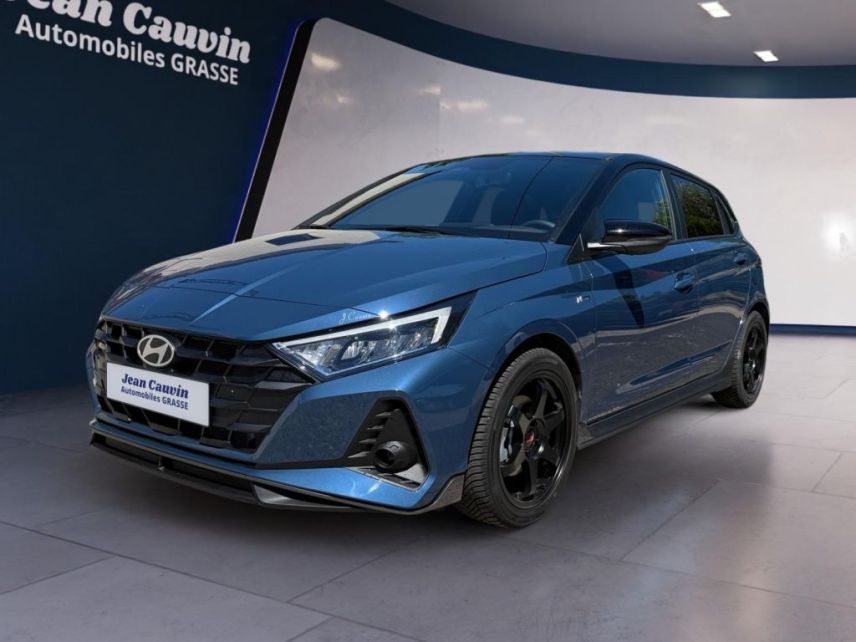 06130 : Hyundai Grasse - Garage Jean Cauvin - HYUNDAI i20 N Line Creative - i20 III - Bleu - Boîte manuelle - Essence sans plomb