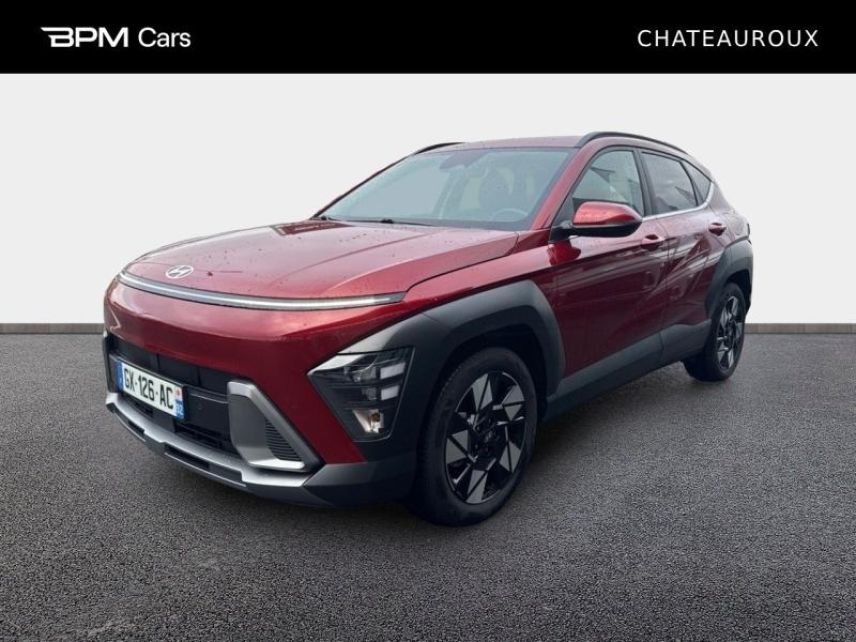 36000 : Hyundai Châteauroux - BPM Cars - HYUNDAI Kona - Kona - Ultimate Red métallisé - Traction - Hybride : Essence/Electrique