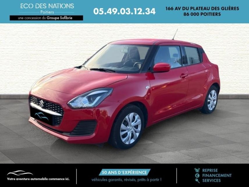 86000 : Hyundai Poitiers - Eco des Nations - SUZUKI Swift - Swift - Rouge - Traction - Essence/Micro-Hybride
