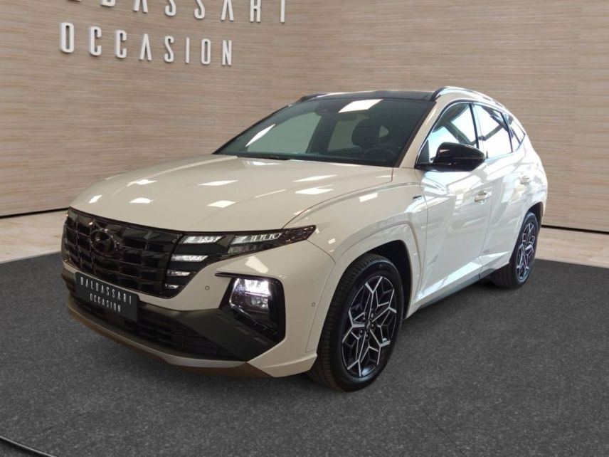 83130 : Hyundai Toulon - Autodif SAS - Groupe BALDASSARI - HYUNDAI TUCSON N Line Executive - TUCSON IV - Blanc - Boîte automatique - Essence / Courant électrique
