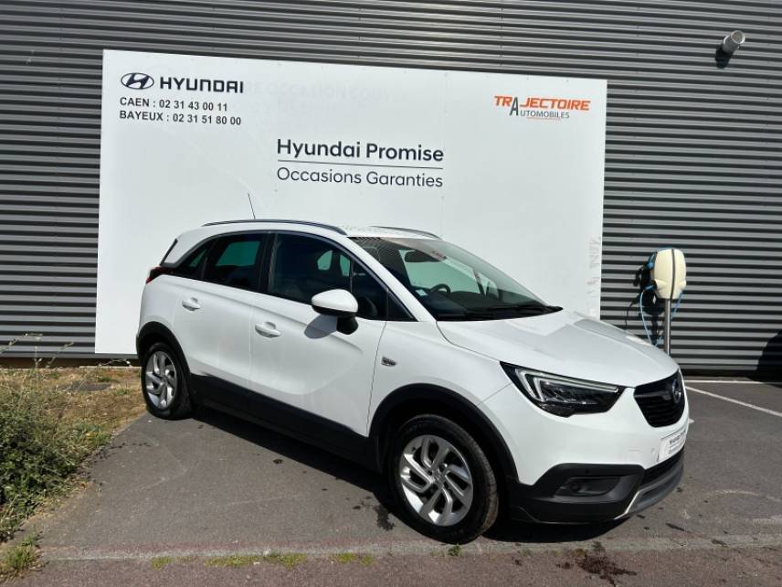 14100 : Hyundai Lisieux - Trajectoire Automobiles - OPEL Crossland X - Crossland X - Blanc Glacier - Traction - Diesel