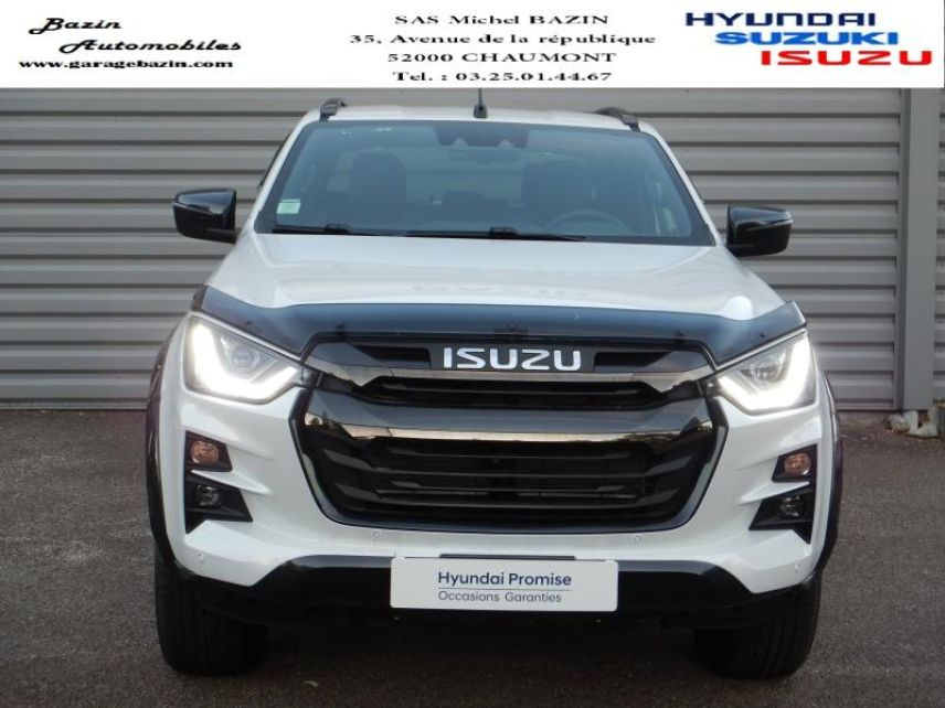 52000 : Hyundai Chaumont - Garage Michel Bazin - ISUZU D-Max - D-Max - Dolomite White nacré - Transmission intégrale enclenc - Diesel