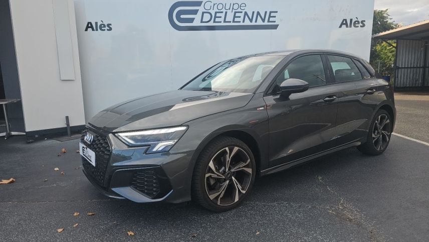 30100 : Hyundai Alès - Auto Hall - AUDI A3 SPORTBACK S Line - A3/S3/RS3 IV - Gris - Automate sequentiel - Diesel