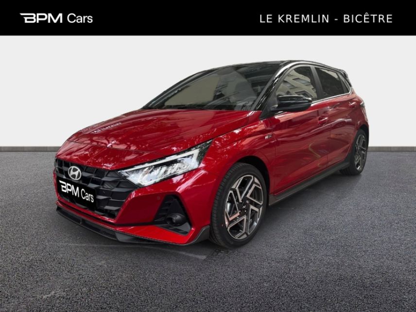 94270 : Hyundai Kremlin-Bicêtre - ELLIPSE Automobiles - HYUNDAI i20 - i20 - Dragon Red Métal/Toit+rétros Black - Traction - Essence