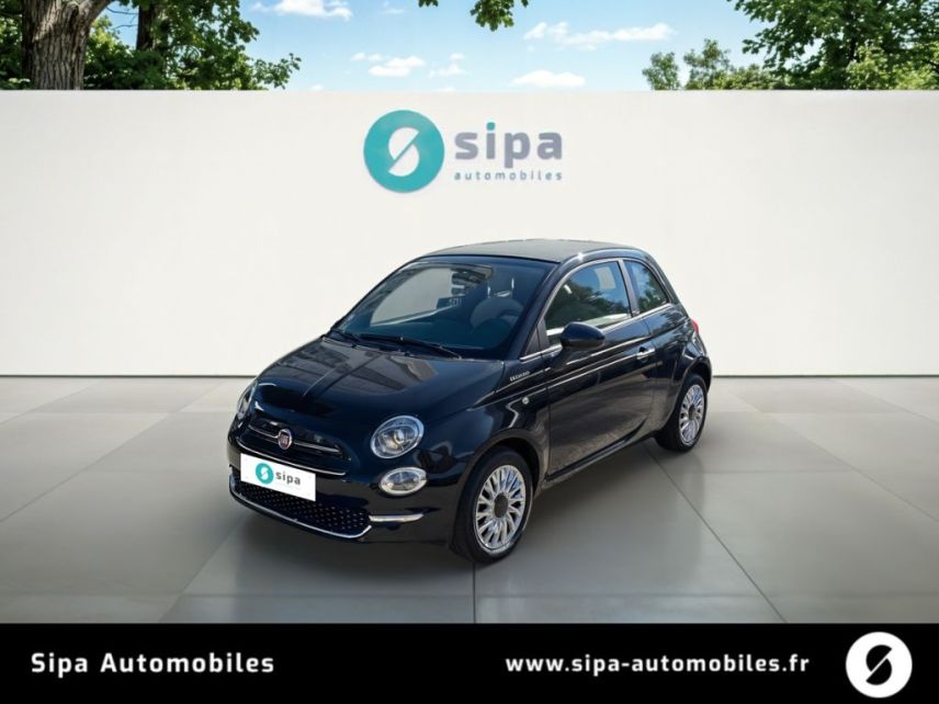 33110 : Hyundai Bordeaux Nord Le Bouscat - Sipa Automobiles - FIAT 500C SERIE 8 EURO 6D-TEMP Lounge - 500 II - Noir - Boîte manuelle - Essence sans plomb