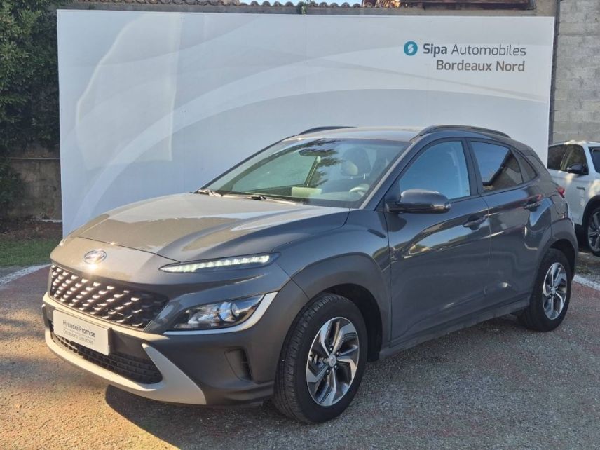 33110 : Hyundai Bordeaux Nord Le Bouscat - Sipa Automobiles - HYUNDAI KONA HYBRID Intuitive - KONA - Gris - Automate sequentiel - Essence / Courant électrique
