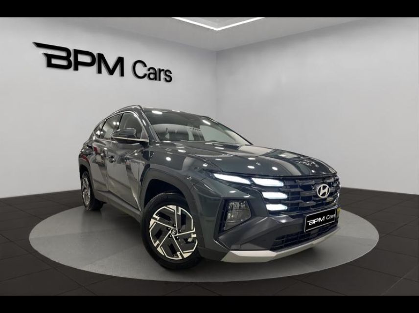 75013 : Hyundai Paris 13 - BPM Cars - HYUNDAI Tucson - Tucson - Cypress Green Métal - Traction - Hybride : Essence/Electrique